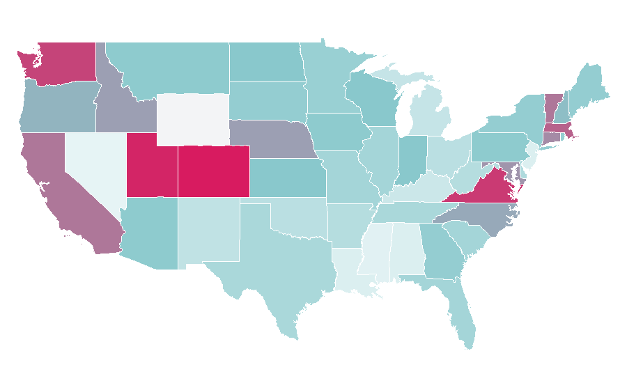 Affinity by region — Sóley, United States