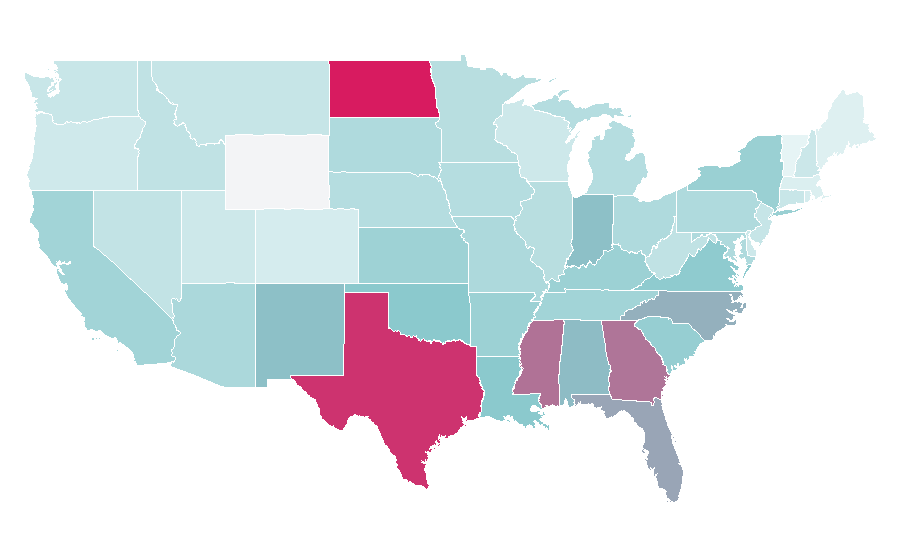 Affinität nach Region — Solution, USA