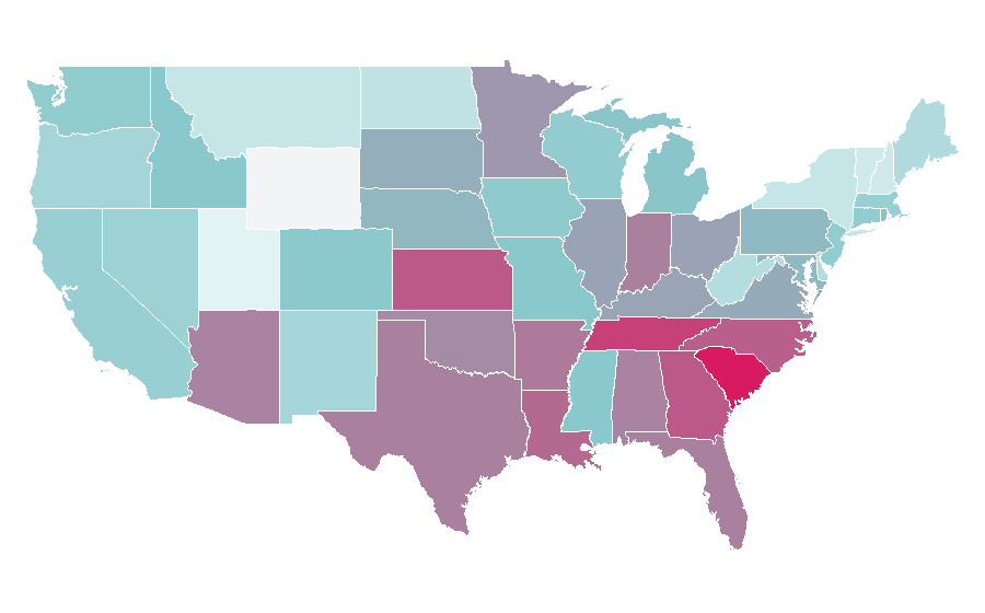 Affinity by region — SOMA, United States