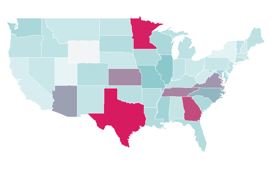 Affinity by region — Soma Intimates, United States