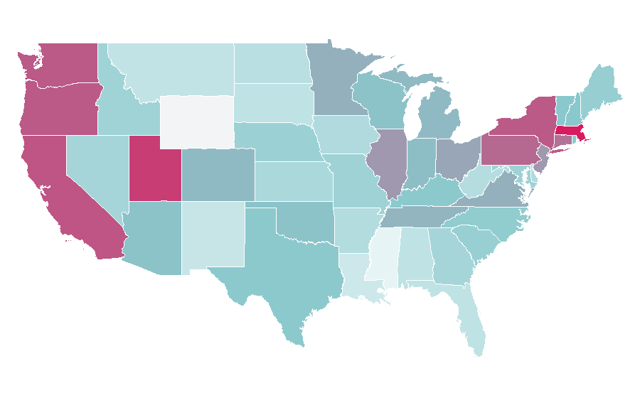 Affinity by region — sombr, United States
