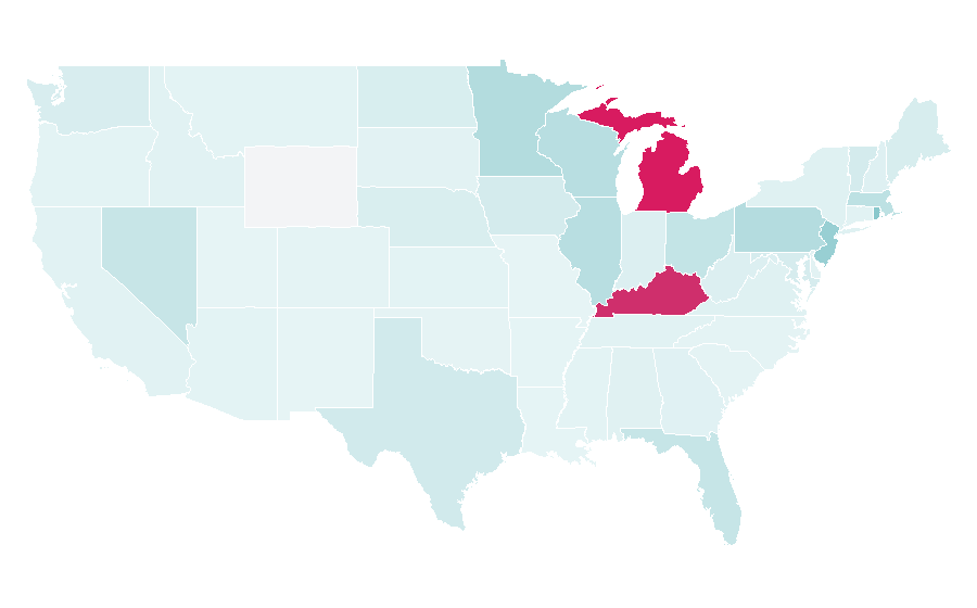 Affinity by region — Somerset, United States