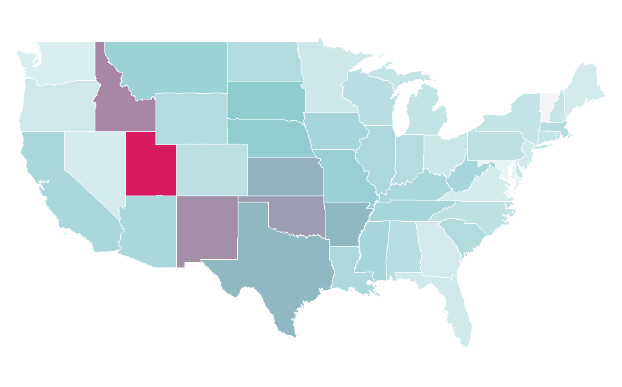 Affinity by region — Something Borrowed (film), United States