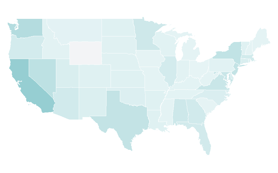 Affinity by region — Song Hye-kyo, United States