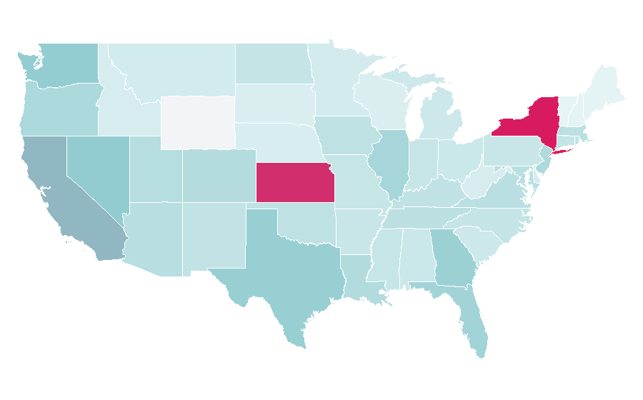 Affinity by region — Sony, United States