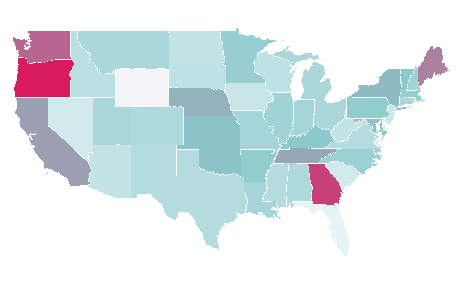 Affinity by region — Sorcerer, United States