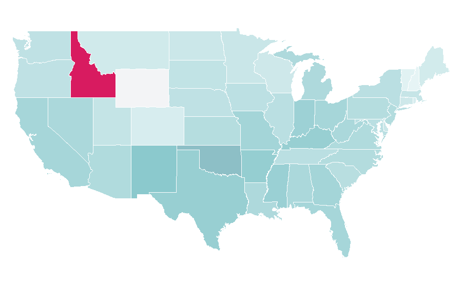 Affinity by region — Sorry, United States