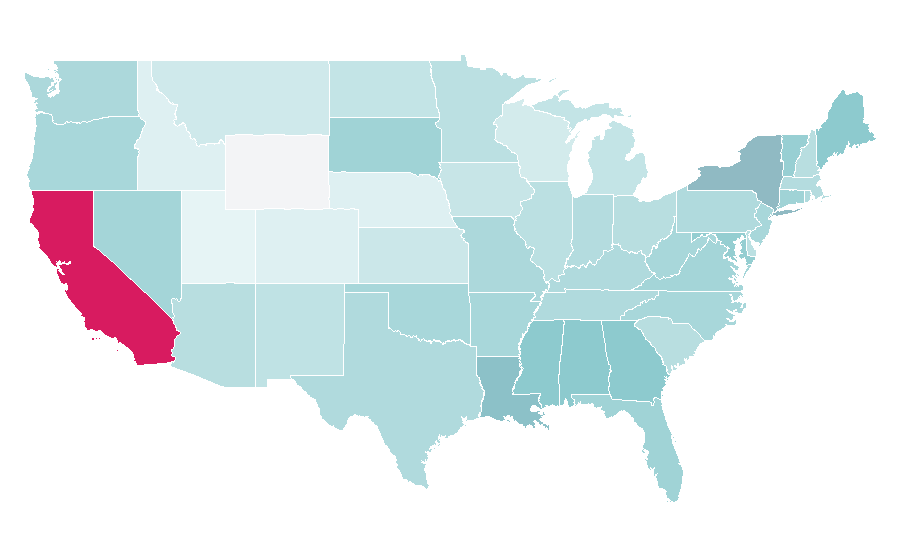 Affinity by region — Soulmate, United States