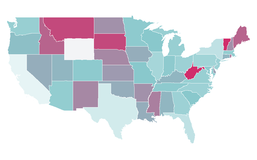 Affinity by region — Sound reinforcement system, United States