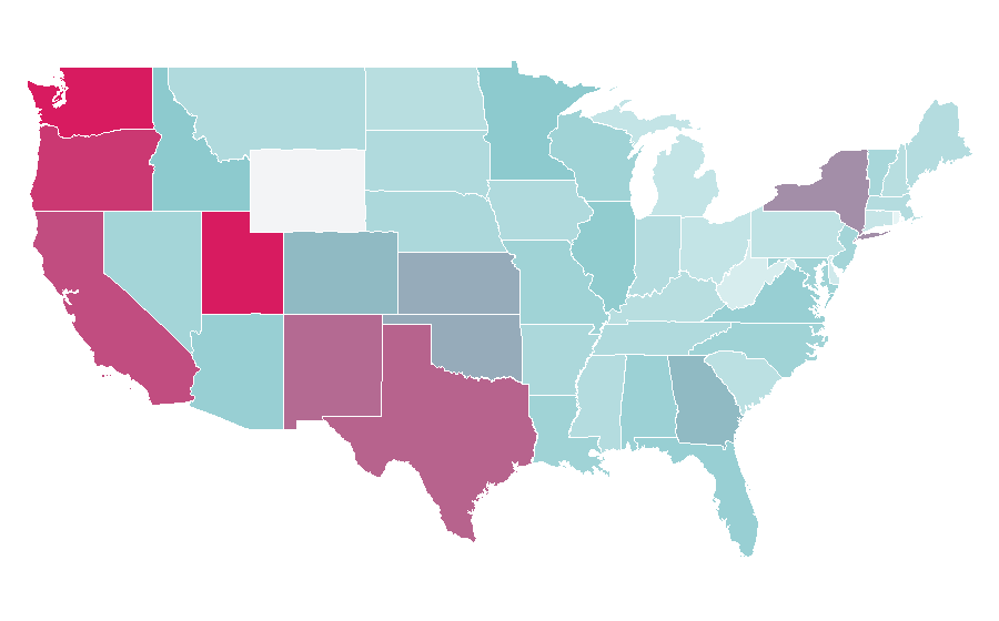 Affinity by region — Soundcore, United States