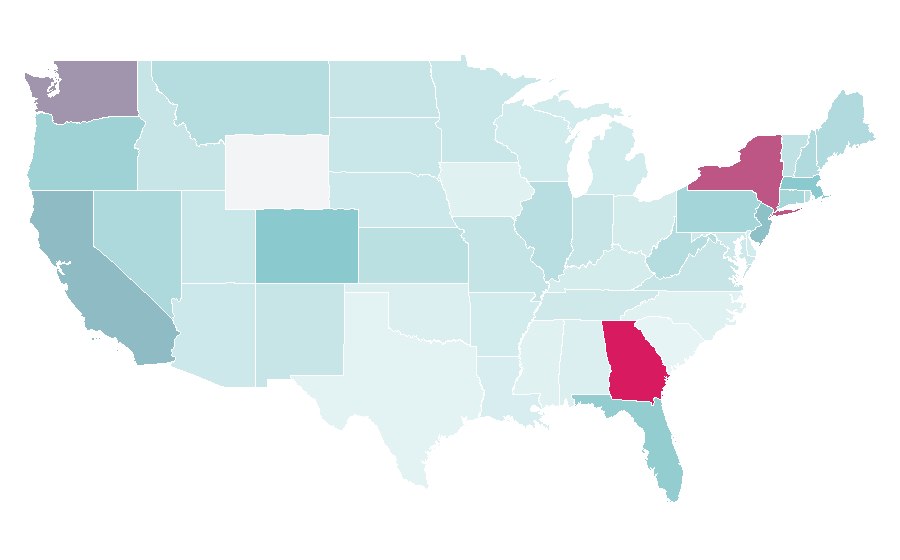 Affinity by region — Soundproofing, United States