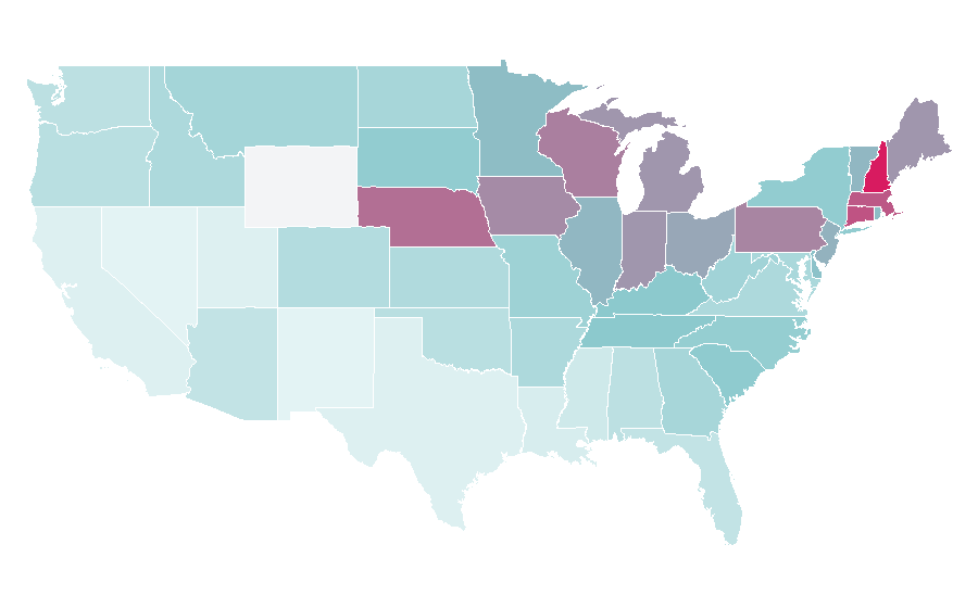 Affinity by region — Soy candle, United States