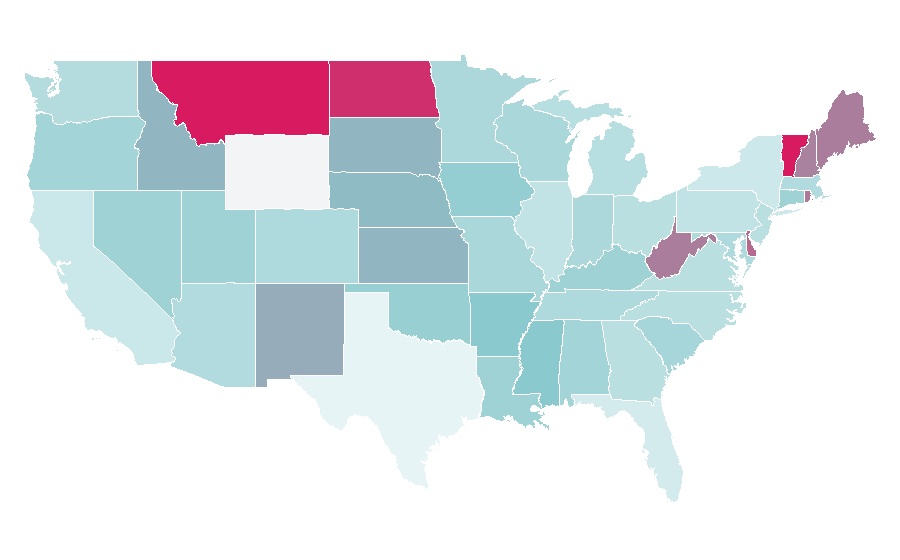 Affinity by region — Spa town, United States