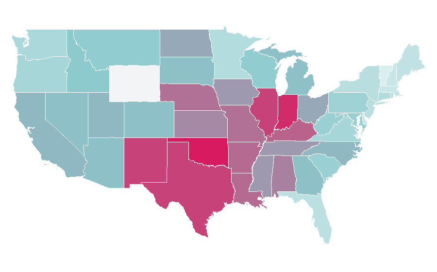 Affinity by region — Space Jam, United States