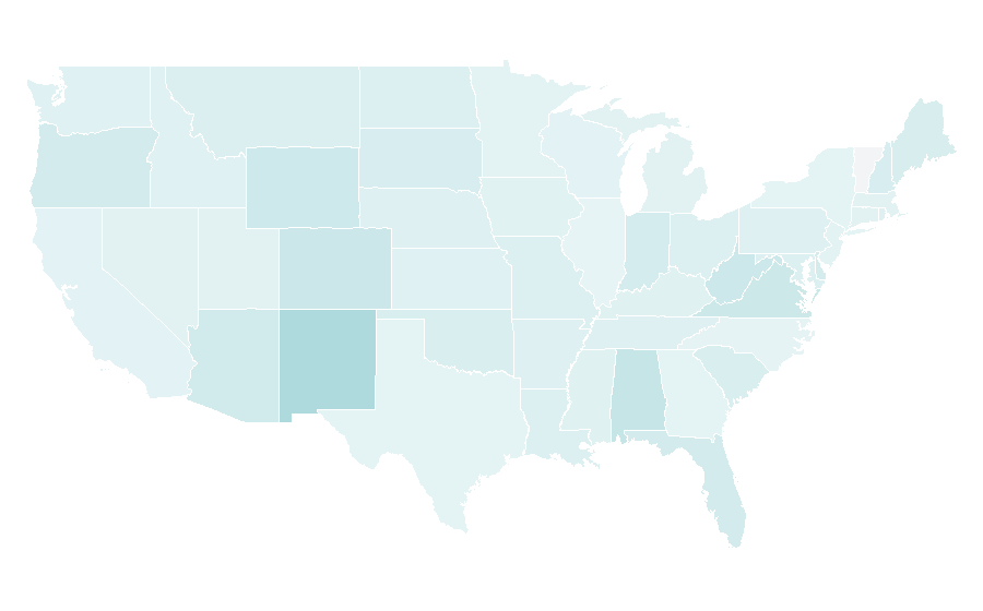 Affinity by region — Space.com, United States