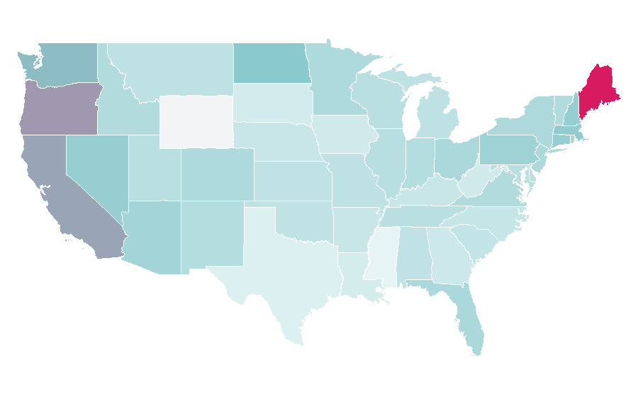 Affinity by region — Spandau Ballet, United States