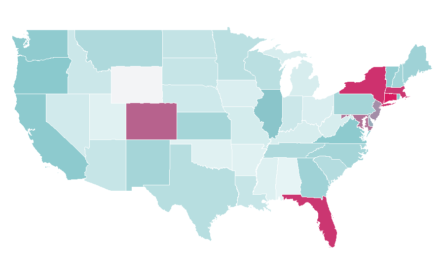 Affinity by region — Spanish wine, United States