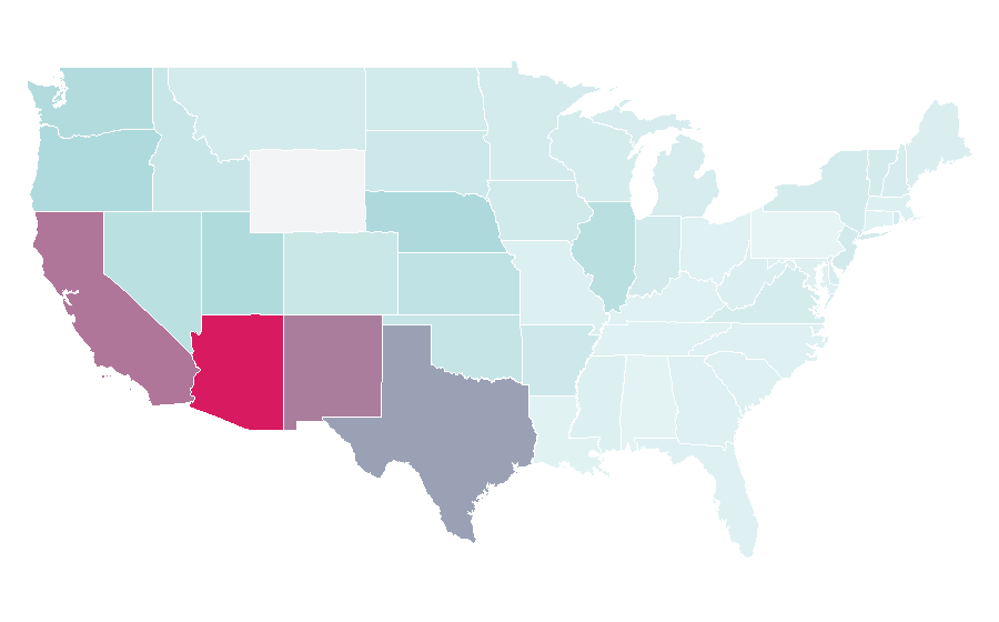 Affinity by region — Spare part, United States