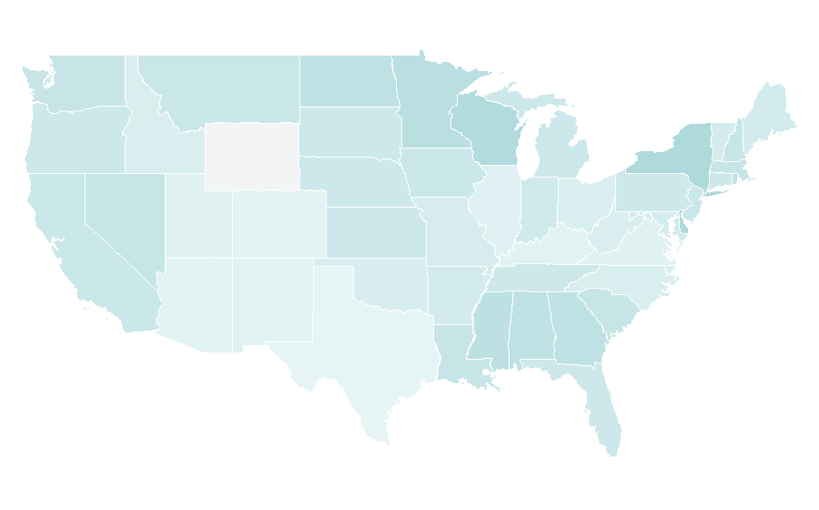 Affinity by region — Spare ribs, United States