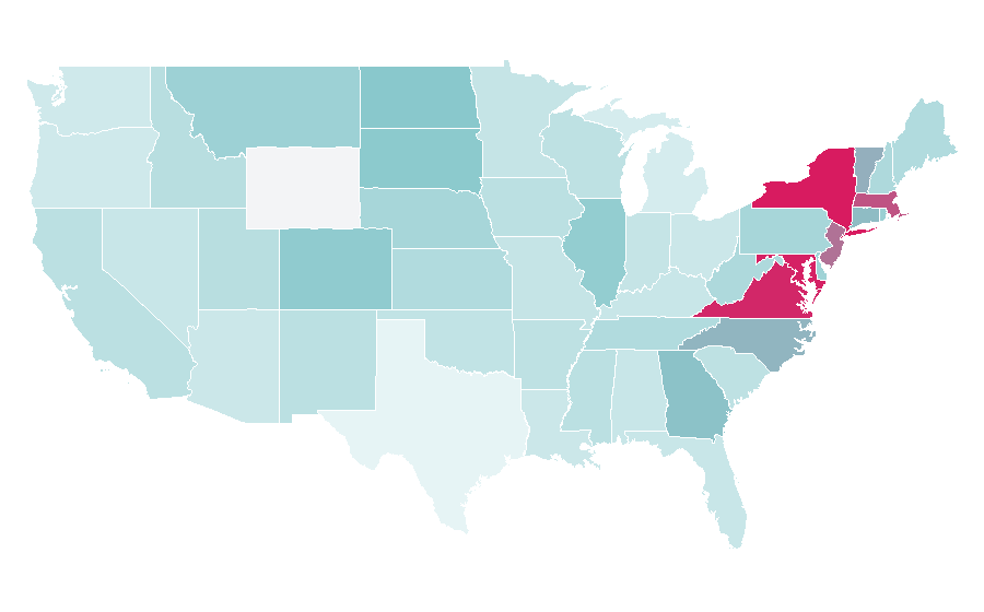 Affinity by region — Speakers bureau, United States