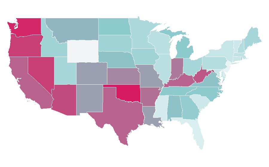 Affinity by region — Spear of Destiny, United States