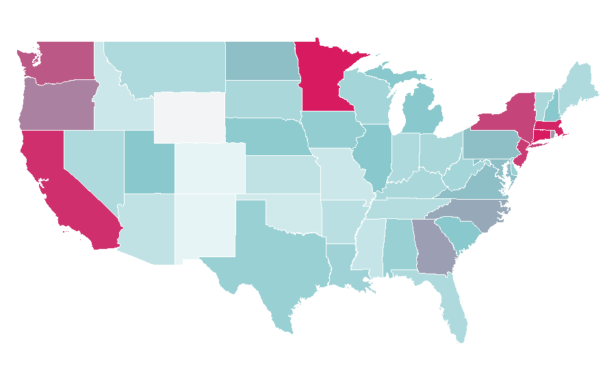 Affinity by region — Special K, United States