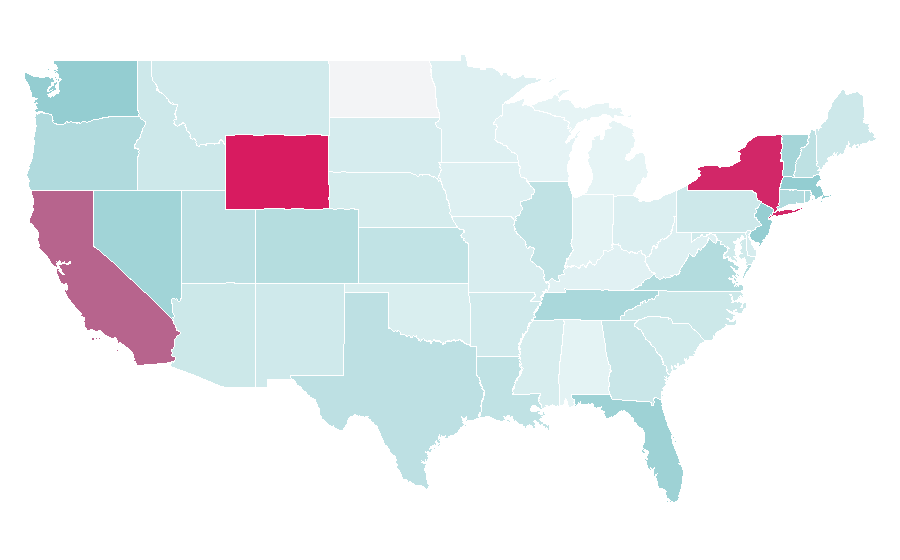 Affinity by region — Specialty coffee, United States