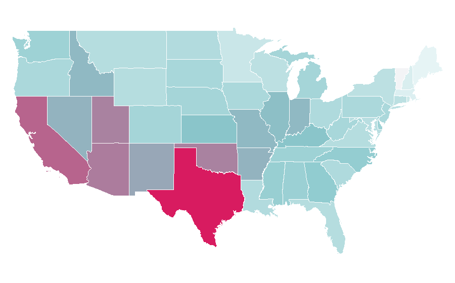 Affinity by region — Spider-Man 3, United States