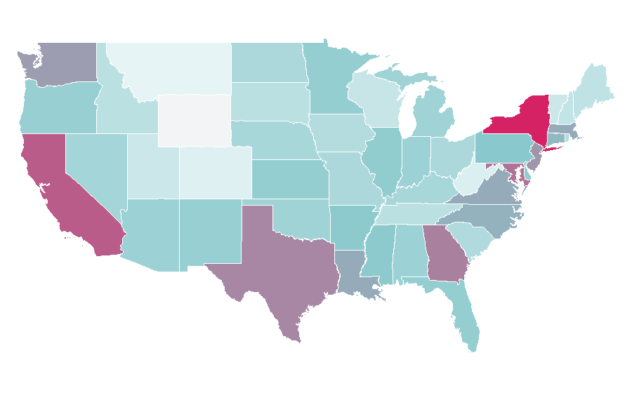 Affinity by region — Spinach, United States