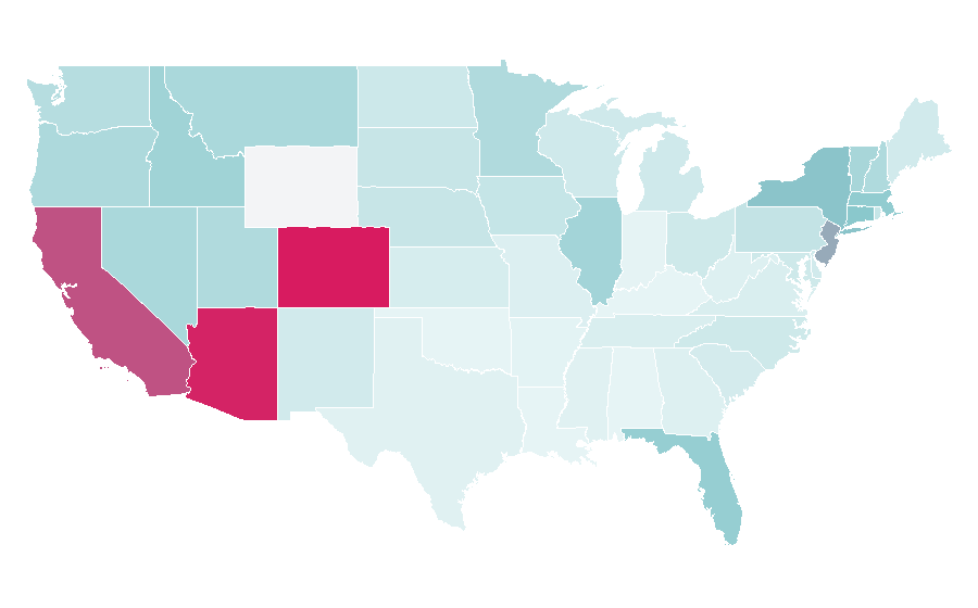 Affinity by region — Spiritual Gangster, United States