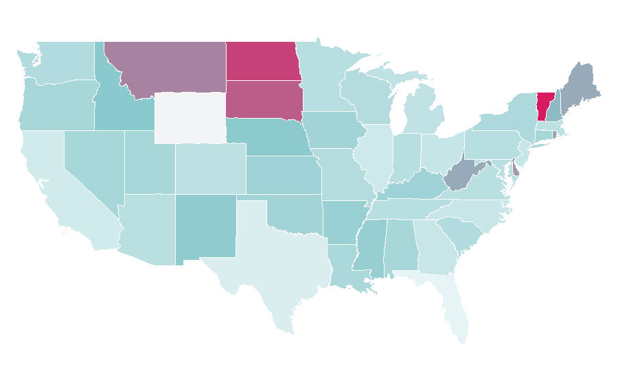 Affinity by region — Splatter film, United States