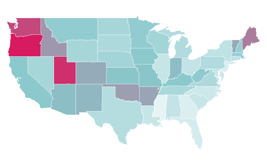 Affinity by region — S.P.O.C.K, United States