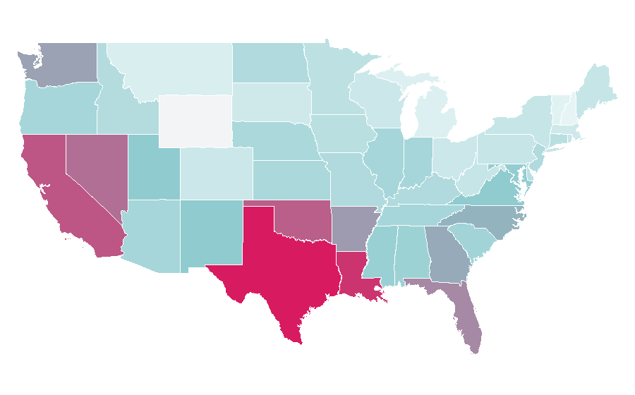 Affinity by region — Spoiler (automotive), United States
