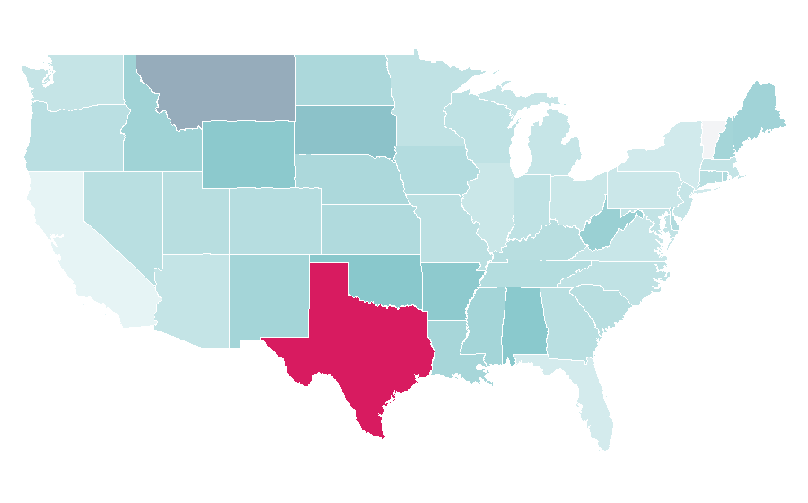 Affinity by region — Sports and outdoors, United States