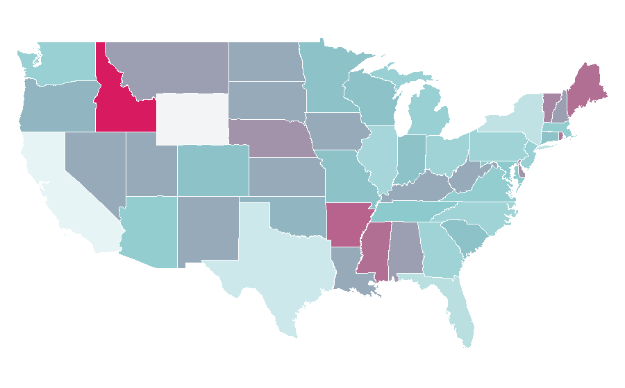Affinity by region — Sportswear (activewear), United States