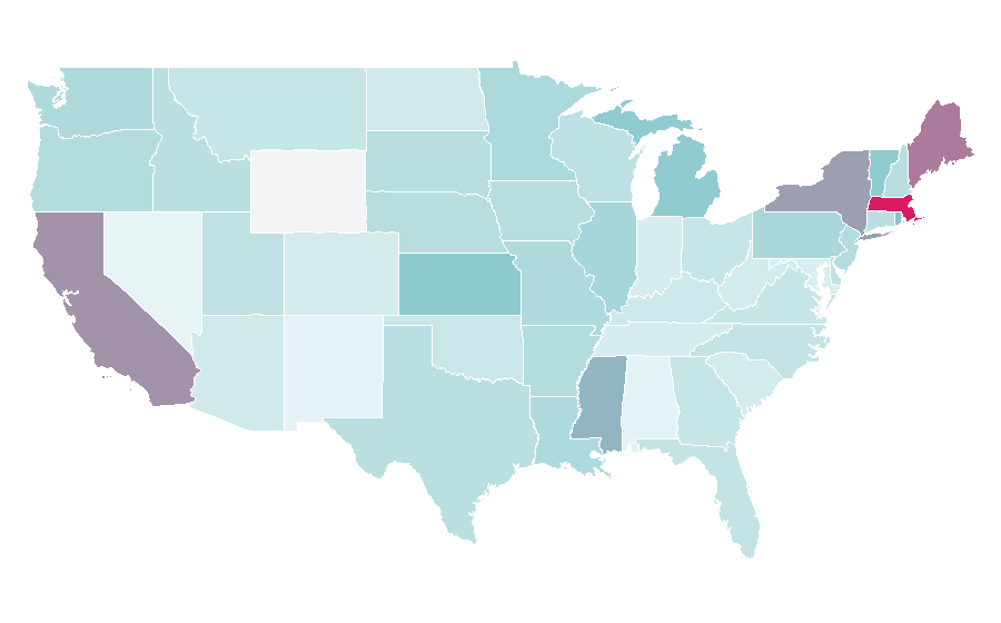 Affinity by region — Spotlights, United States