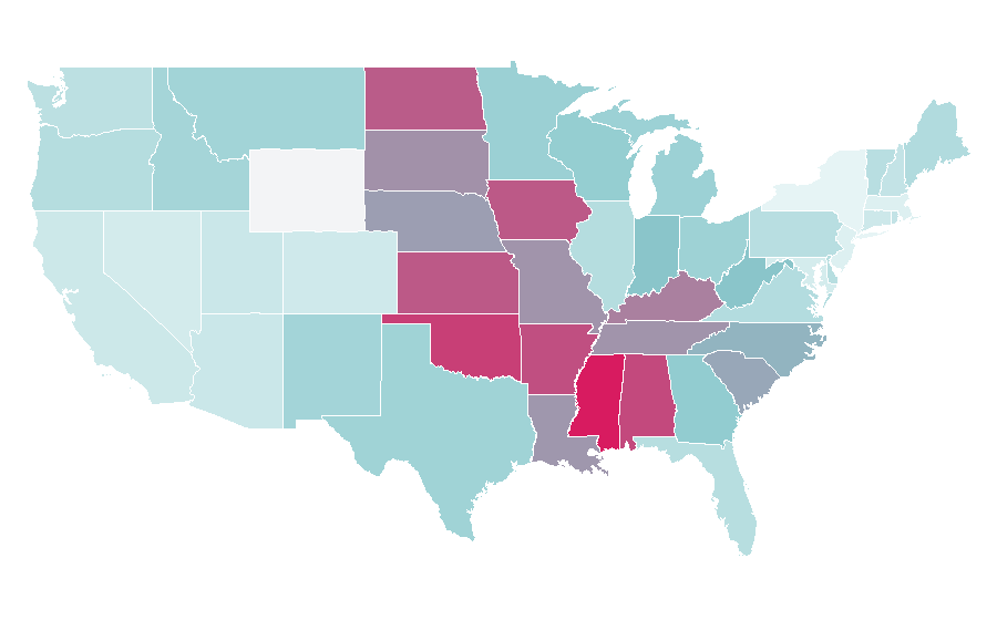 Affinity by region — Sprayer, United States