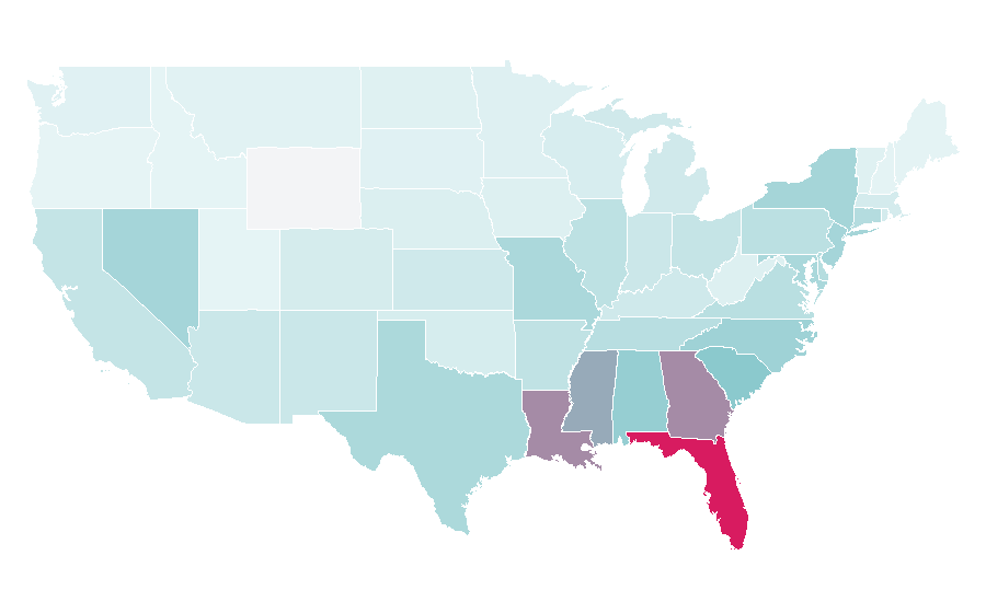 Affinity by region — Sprayground, United States