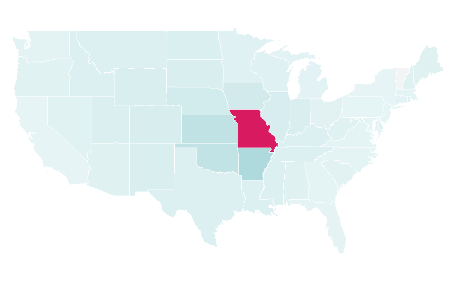 Affinity by region — Springfield, Missouri, United States