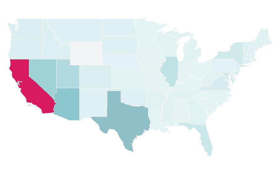 Affinity by region — Sprinkles Cupcakes, United States