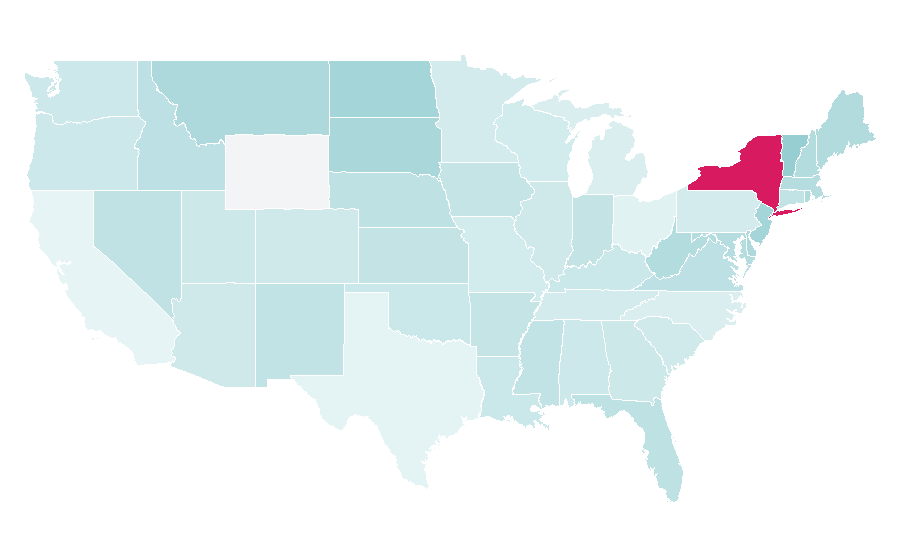 Affinity by region — SpVgg Greuther Fürth, United States