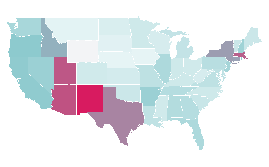 Affinity by region — Squeeze (band), United States