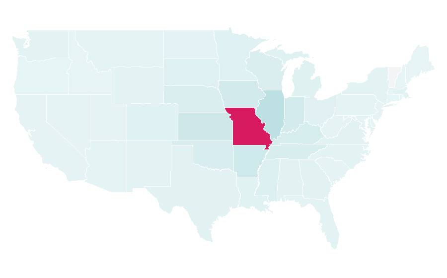 Affinity by region — St. Louis, United States