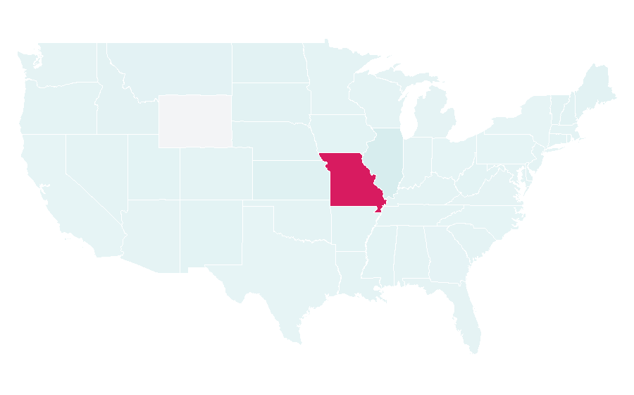 Affinity by region — St. Louis Post-Dispatch, United States
