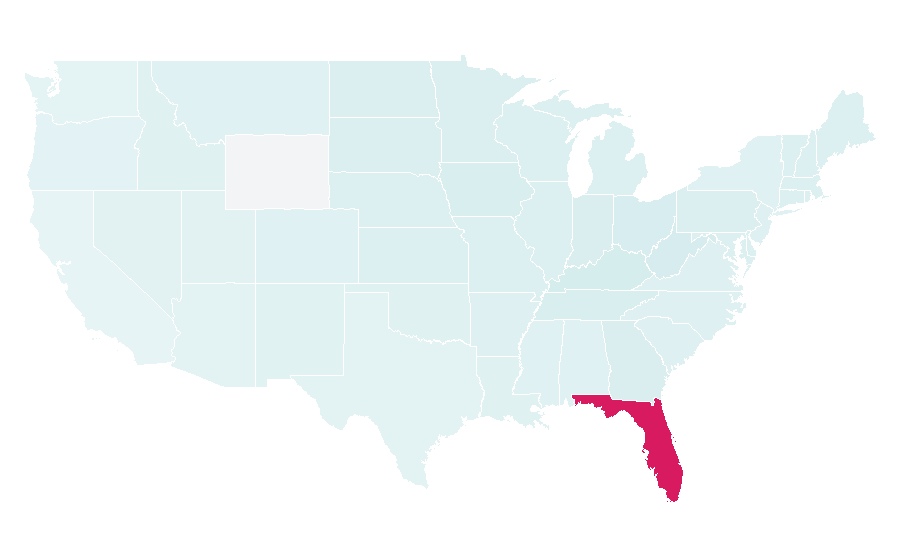 Affinity by region — St. Pete Beach, Florida, United States