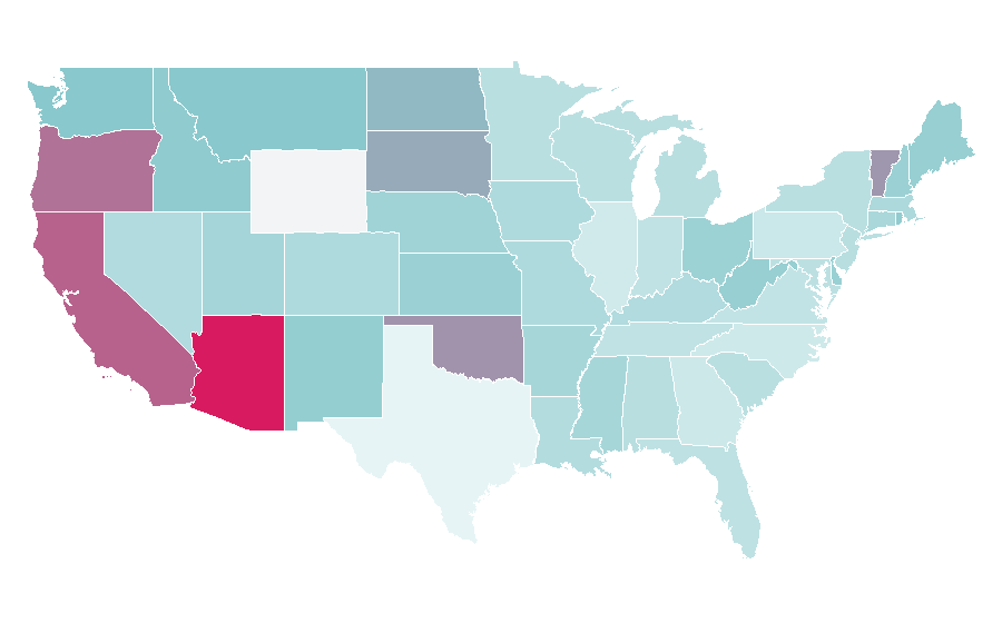 Affinity by region — Stagecraft, United States