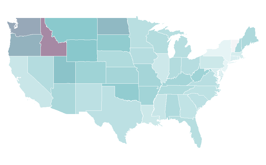 Affinity by region — Star Citizen, United States