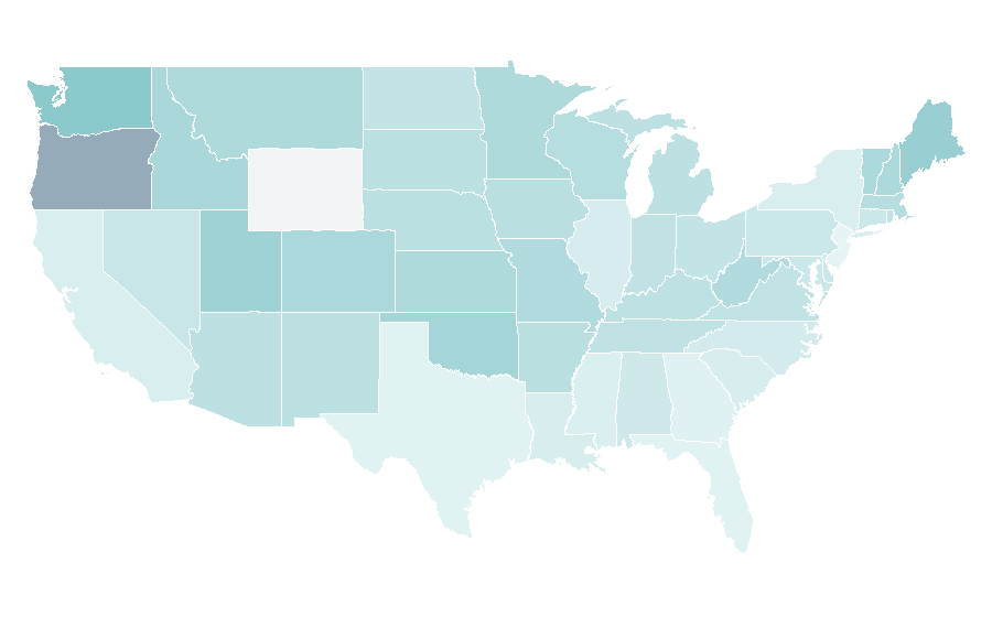 Affinity by region — Star Trek: Picard, United States