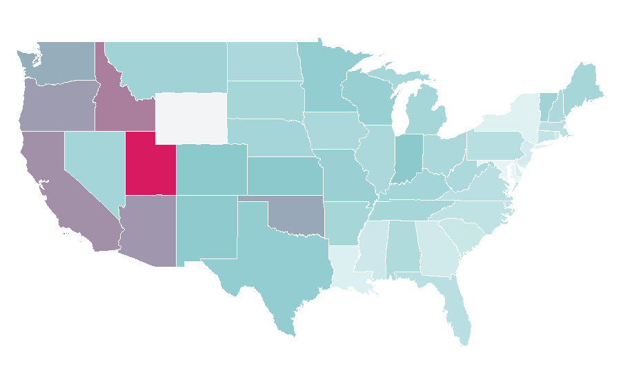 Affinität nach Region — Star Wars, USA