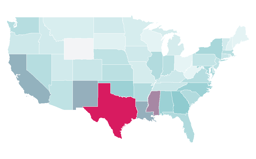 Affinity by region — Starch, United States